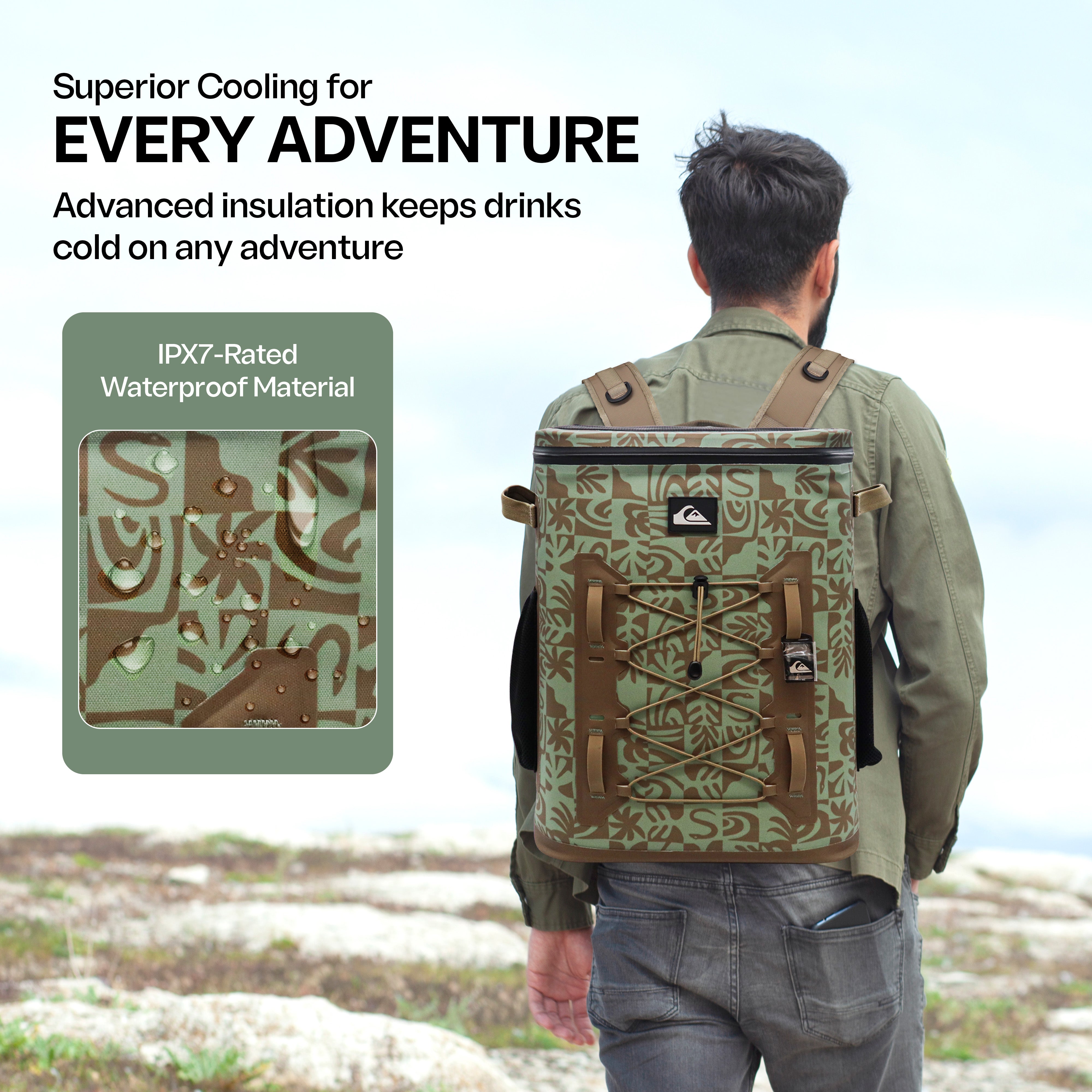 The Shoreline Collection Backpack Cooler